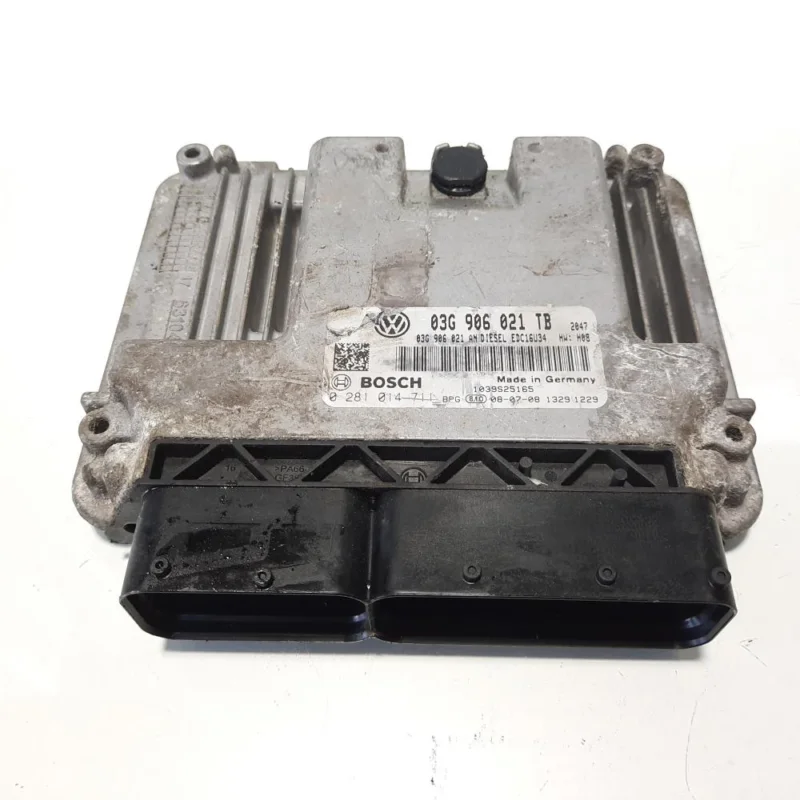 Calculator motor, cod 03G906021TB, 028101711, Seat Toledo 3 (5P2), 1.9 TDI, BXE (idi:483394) Transport gratuit