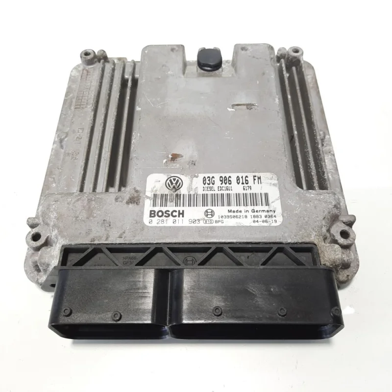 Calculator motor, cod 03G906016FM, 0281011903, Seat Altea XL (5P5, 5P8), 2.0 TDI, BKD (idi:483490) Livrare rapidă