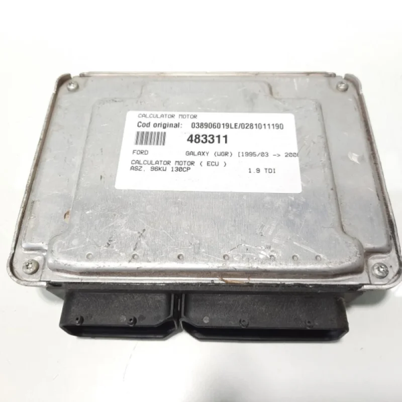 Calculator motor, cod 038906019LE, 0281011190, Seat Leon (1M1), 1.9 TDI, ASZ (idi:483311) Livrare expres