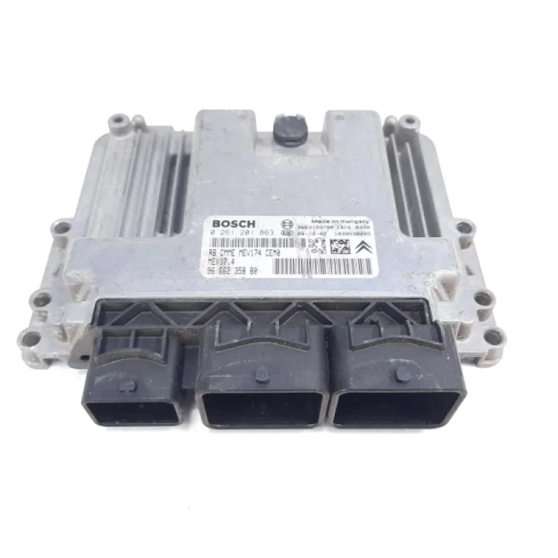 Disponibil imediat Calculator motor, cod 9666235880, 0261201863, Peugeot 308 SW, 1.6 HDI, 9HX (id:483715)