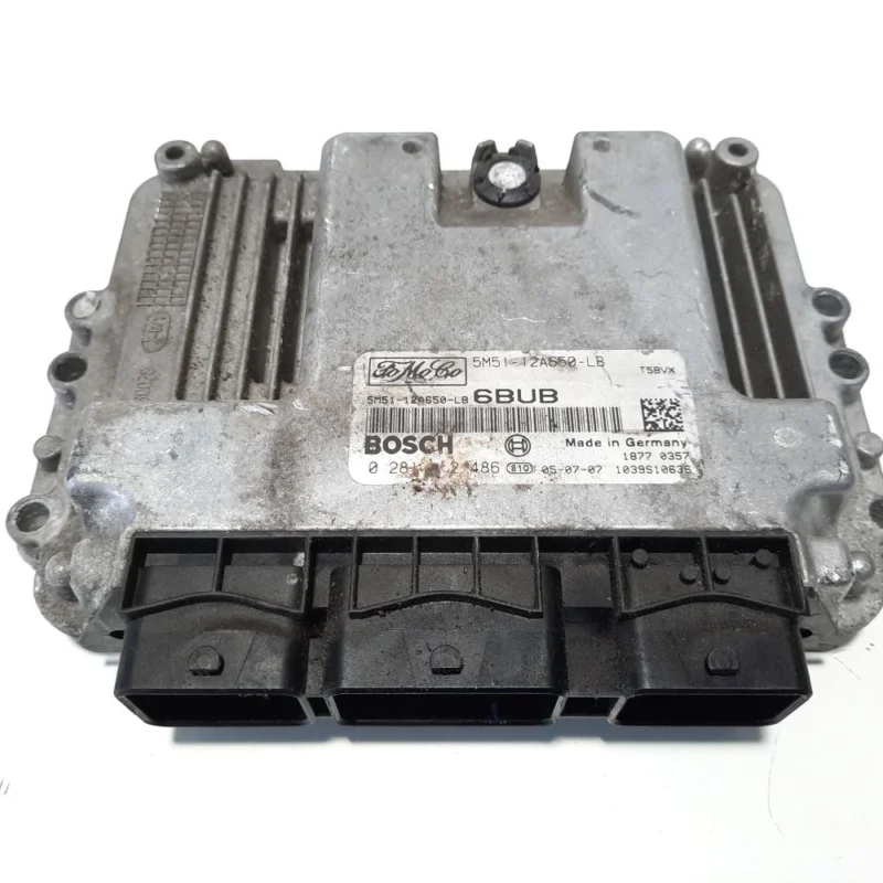 Calculator motor, cod 5M51-12A650-LB, Ford Focus 2 (DA) 1.6 TDCI, HHDA (id:483465) Ofertă specială