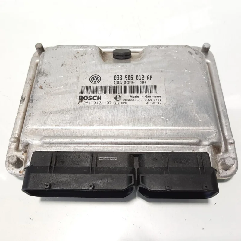 Calculator motor Bosch, cod 038906012AM, 0281010107, Vw Polo (9N) 1.9 SDI, ASY (id:483328) Ultima șansă