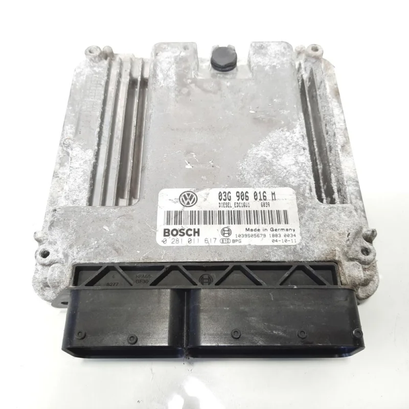 Calculator motor, cod 03G906016M, 0281011617, Vw Golf 5 (1K1) 2.0 SDI, BDK (id:483399) Ofertă