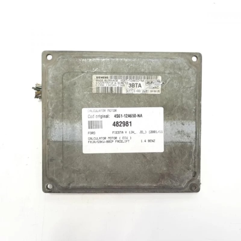 Discount Calculator motor, cod 4S61-12A650-NA, Ford Fiesta 5, 1.4 benz, FXJA (id:482981)