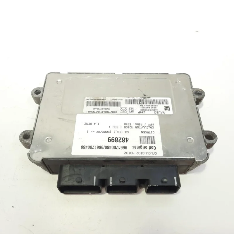 Calculator motor, cod 9661700480, 9661700480, Citroen C3 (I) 1.4 B, KFV (id:482899) Super ofertă