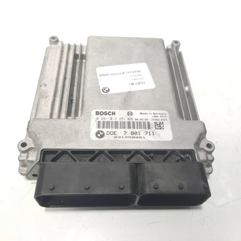 Calculator motor, cod 7801711, 0281013251, Bmw 5 (E60), 2.0 diesel, 204D4 (idi:472520) Preț promoțional