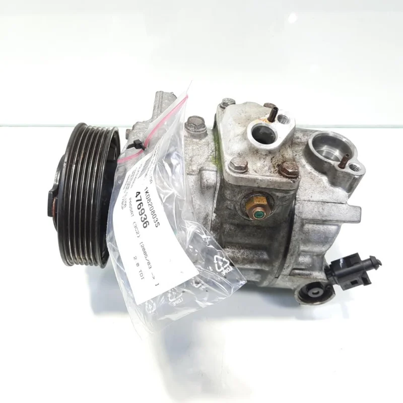 Retur ușor Compresor clima, cod 1K0820803S, Vw Passat (3C2) 2.0 TDI, BMR (pr;595871)