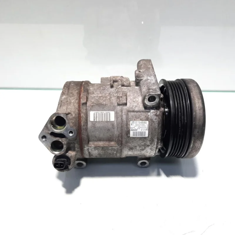 Compresor clima, cod 55194880, Fiat Qubo (225), 1.4 benz, 350A1000 (idi:457266) Ieftin