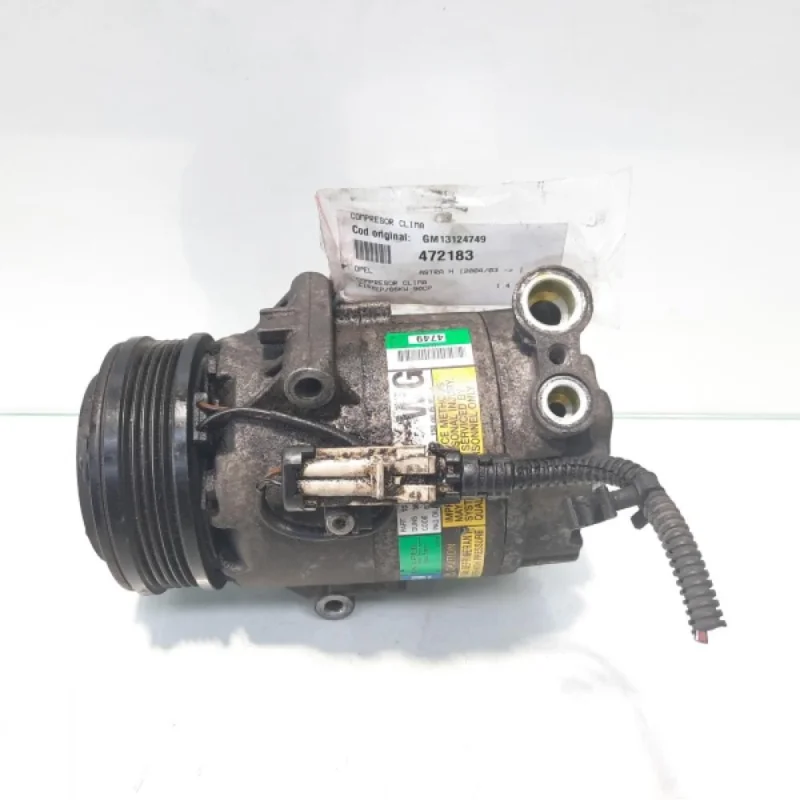 Compresor clima, cod GM13124749, Opel Astra H Sedan, 1.4 benz, Z14XEP (pr:110747) Mai ieftin