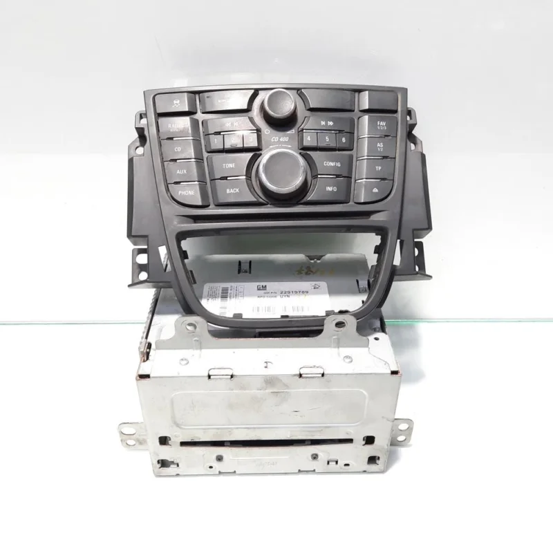 Retur ușor Radio CD cu butoane comenzi, cod 22919789, 13360091, Opel Astra J Sedan (idi:468623)