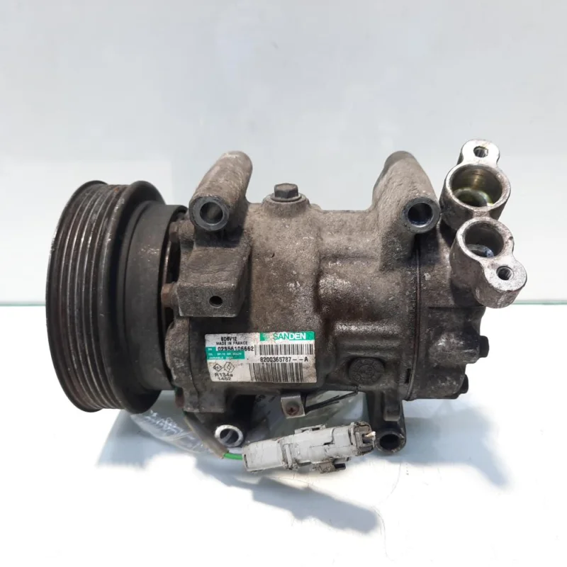 Compresor clima, cod 8200365787A, Renault Clio 3, 1.6 B, K4MD800 (id:462089) Livrare gratuită