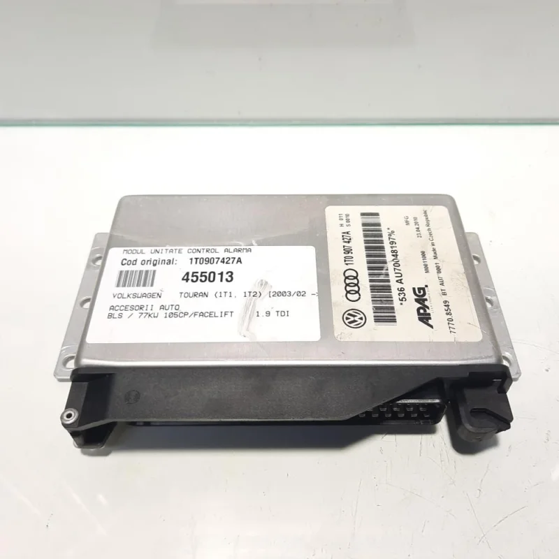 Cel mai vândut Modul unitate control alarma, Vw Touran (1T1, 1T2) 1.9 TDI, BLS, cod 1T0907427A (id:455013)