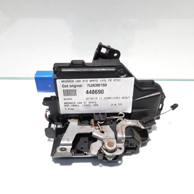 Broasca usa stanga spate, Skoda Octavia 2 Combi (1Z5) [Fabr 2004-2013] 7L0839015D (id:448690) Cel mai vândut