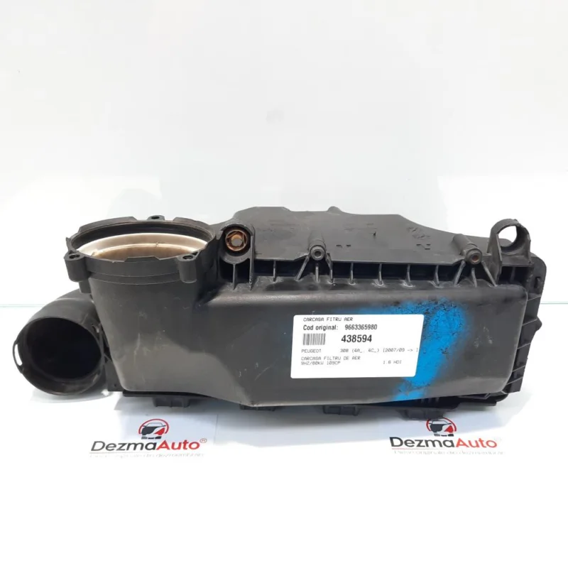 Carcasa filtru aer, Peugeot 308 [Fabr 2007-2013] 1.6 hdi, 9HZ, 9663365980 (id:438594) Mai ieftin