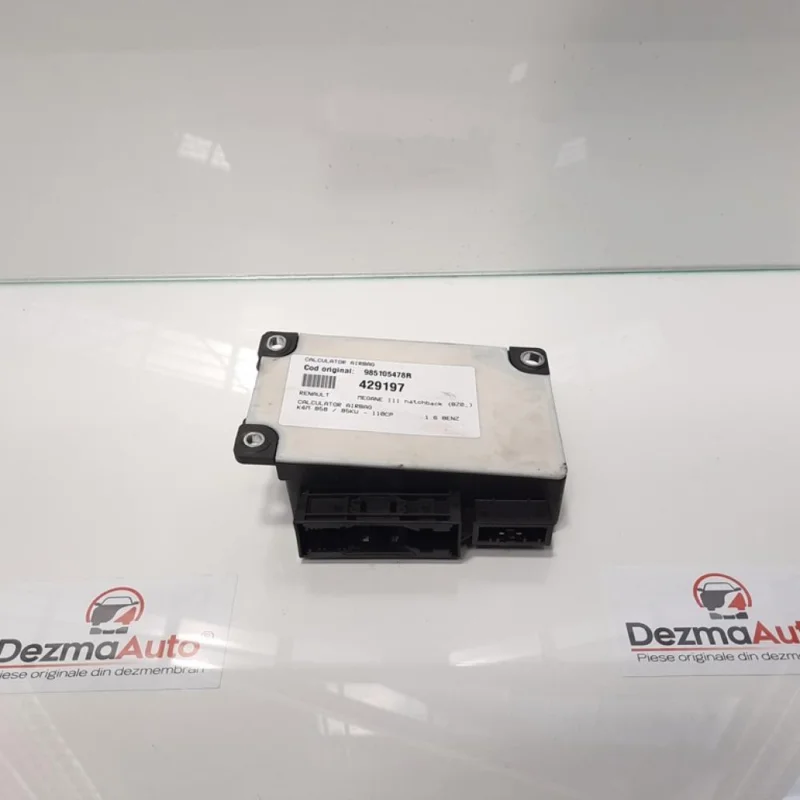 Calculator airbag, Renault Megane 3 [Fabr 2008-2015] 985105478R (id:429197) Cel mai bun preț