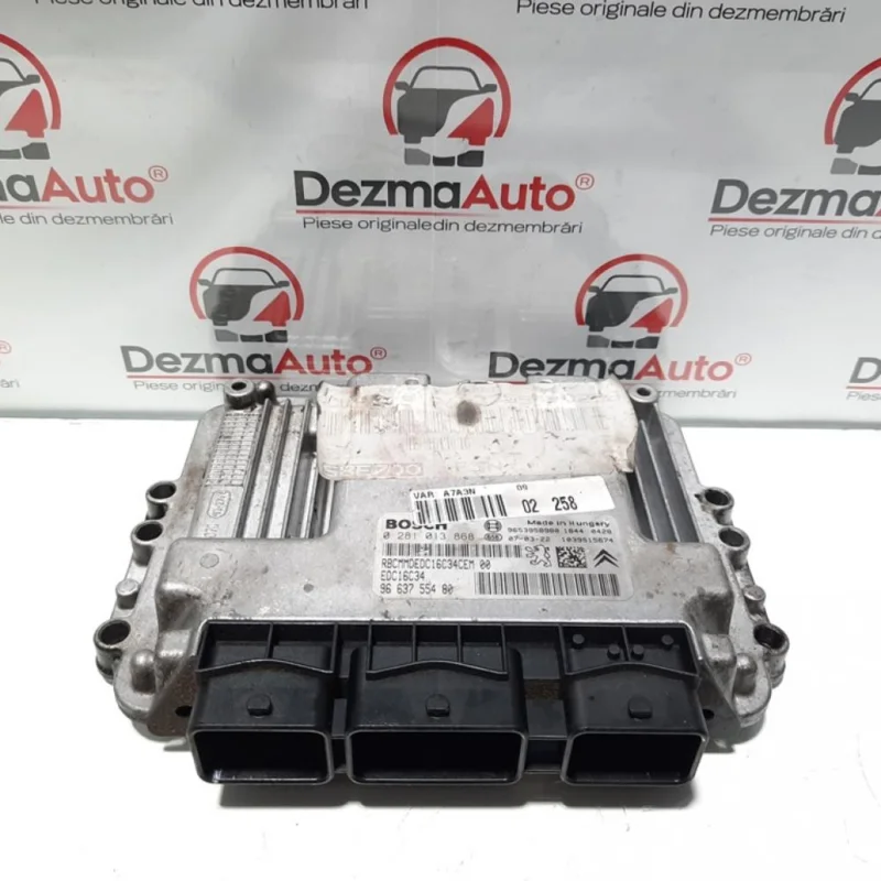 Retur ușor Calculator motor, Peugeot 207 SW [Fabr 2007-2013] 1.6 hdi, 9HX, 9663755480 (id:427465)