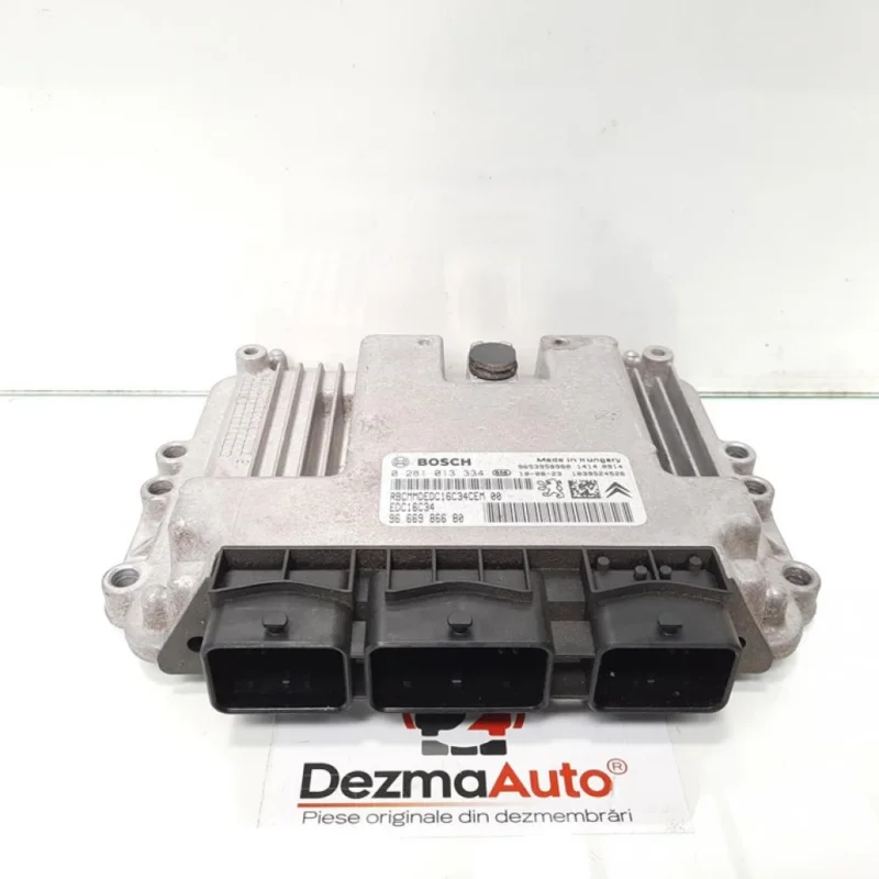 Cel mai bun preț Calculator motor, Peugeot 3008 [Fabr 2009-2016] 1.6 hdi, 9HZ, 9666986680, 0281013334 (id:418588)