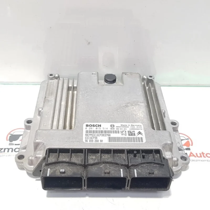 Calculator motor, Peugeot 407, 2.2 hdi, 4HT, cod 9665926880, 0281015514 Livrare rapidă