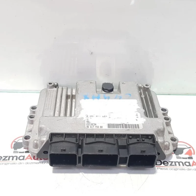 Calculator motor, Citroen C4, 1.4 hdi, 9HX, cod 9661773380, 0281011863 (id:352901) Promoție