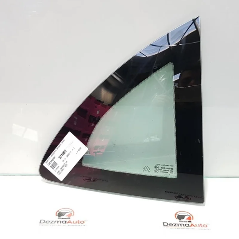 Geam fix caroserie dreapta spate, Citroen C3 (II) (id:371665) Disponibil imediat