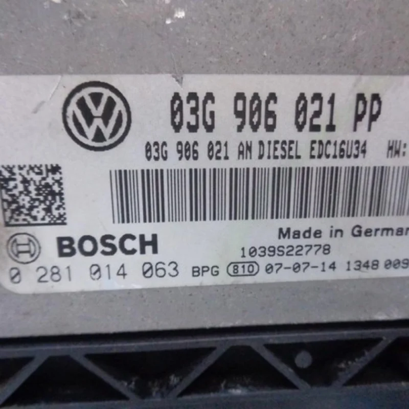 Calculator motor, 03G906021PP, 0281014063, Vw Golf 5 (1K1) 2.0 tdi Ofertă exclusivă